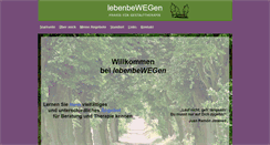 Desktop Screenshot of lebenbewegen.net