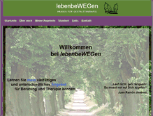 Tablet Screenshot of lebenbewegen.net